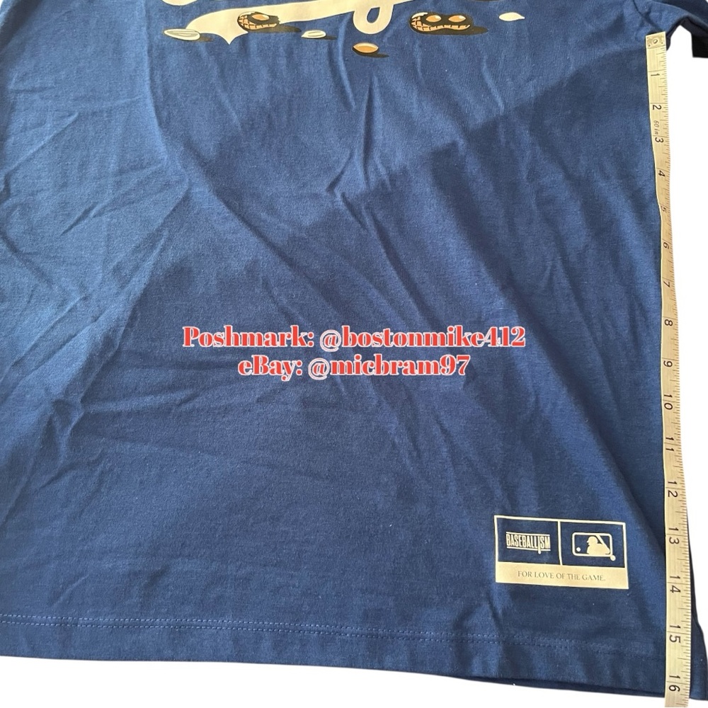 Los Angeles Dodgers Baseballism Royal Get Your Peanuts! T-Shirt - WOMENS Medium - Picture 9 of 10